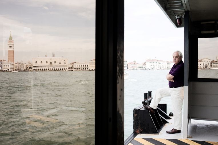 Cees Nooteboom in Venetië. Beeld Hollandse Hoogte / Luz Photo Age