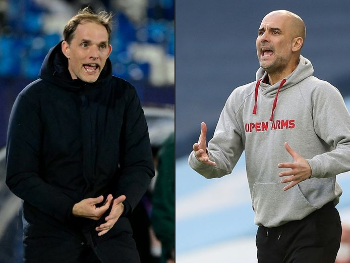 Tuchel versus Guardiola zaterdag in Porto.