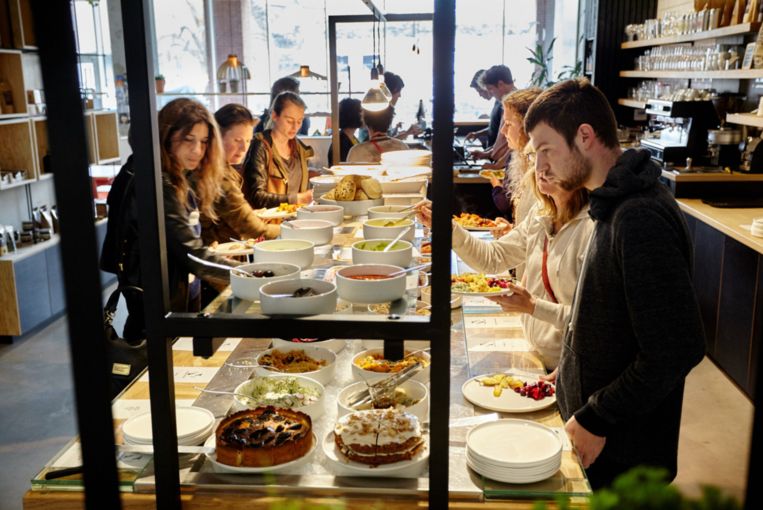 Restaurant Noordoever in Leuven. Beeld rv