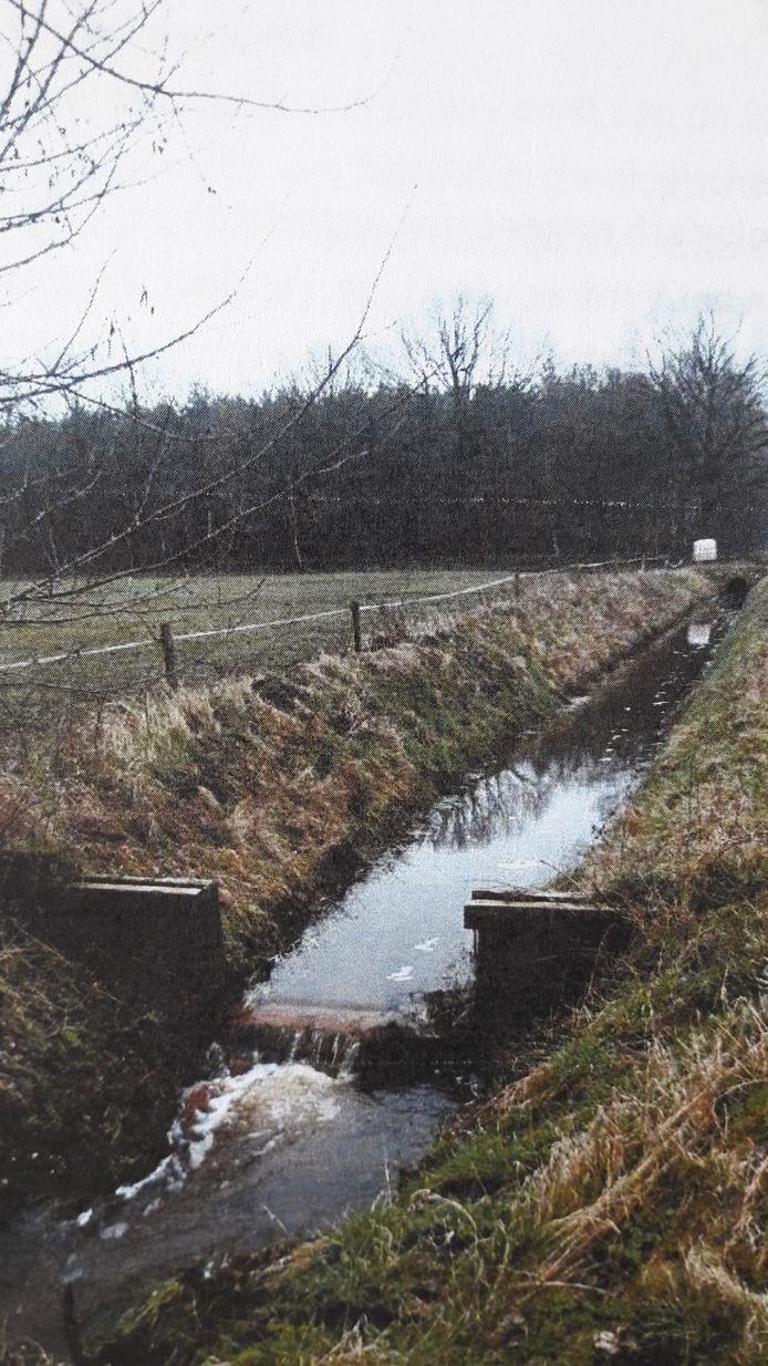 Voormalige turfvaart tussen Schijf en Rucphen. Ook dat is iets dat verwijst naar vroeger gebruik van de grond.