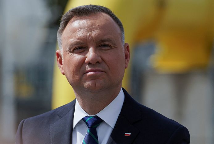 De Poolse president Andrzej Duda.