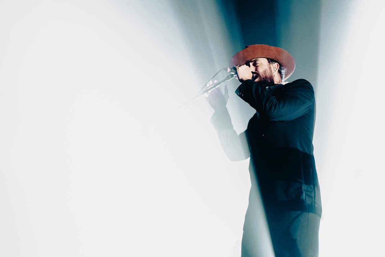 RY X op Rock Werchter Beeld © Stefaan Temmerman