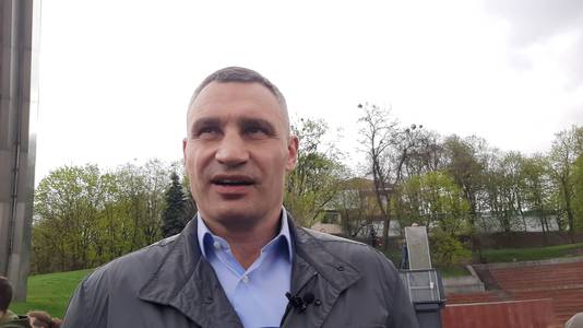 Vitali Klitsjko, burgemeester van Kiev.