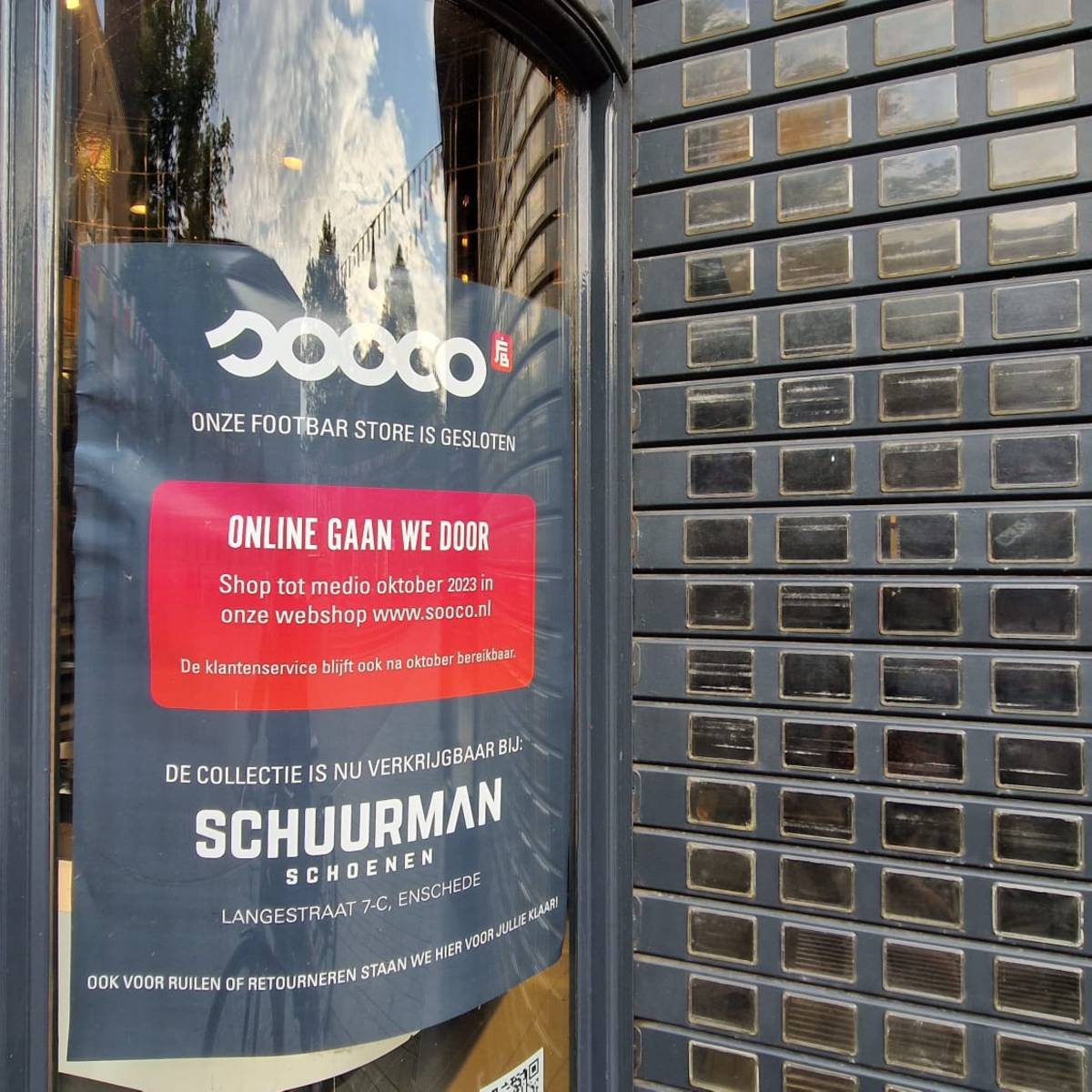 Schoenenwinkel Sooco sluit deuren in Enschede voorgoed ook webshop stopt Enschede tubantia