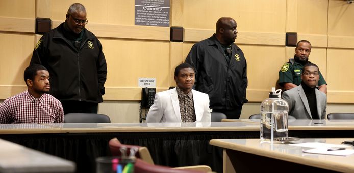 Trayvon Newsome, Dedrick Williams et Michael Boatwright.