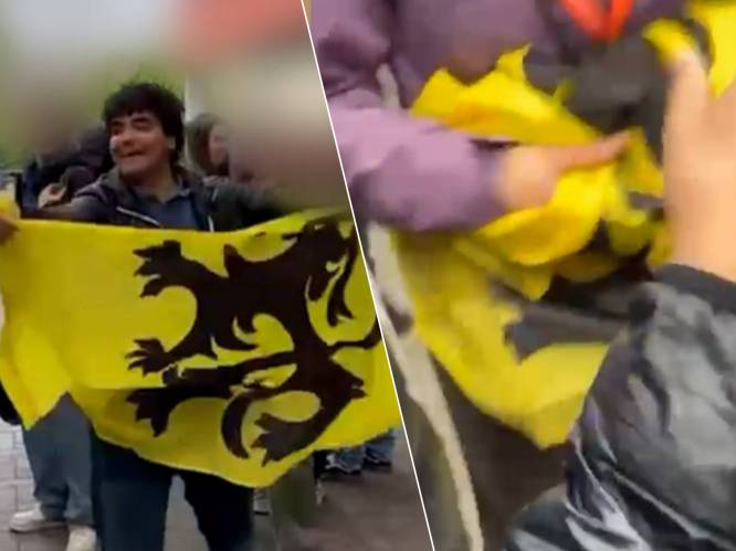 “Iedereen mocht zijn vlag bovenhalen, behalve ik”: ophef nadat leraar de Vlaamse vlag van leerling (17) afneemt tijdens diversiteitsdag