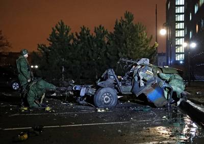 Explosion d'une voiture piégée à Donetsk