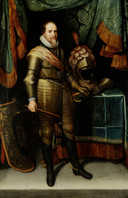 Portret van Maurits, prins van Oranje door Michiel Jansz van Mierevelt, circa 1613 - circa 1620.