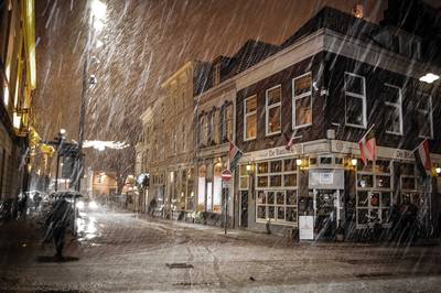 Code geel: het is plaatselijk glad