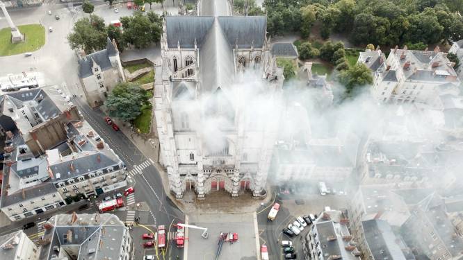 Vier jaar cel voor brandstichter kathedraal Nantes