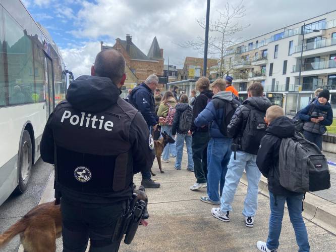 Politie houdt grote controleactie aan station van Diksmuide: “Willen signaal geven dat we geen criminaliteit tolereren”