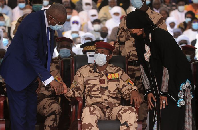 Mahamat Idriss Déby, een van de zonen van de overleden Tsjaadse president Idriss Déby.