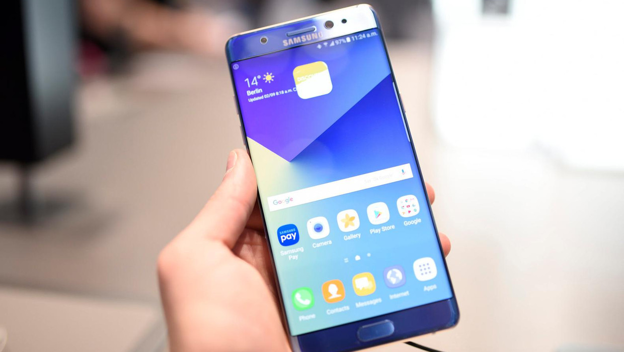 Een Samsung Galaxy Note 7. Beeld anp
