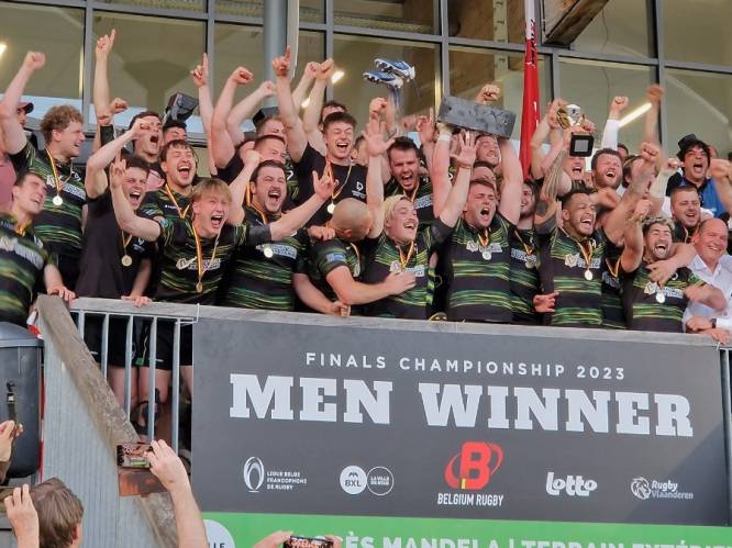 Dendermonde Rugbyclub in absolute feeststemming richting Flanders Open Rugby: “Senioren oververdiend landskampioen!”