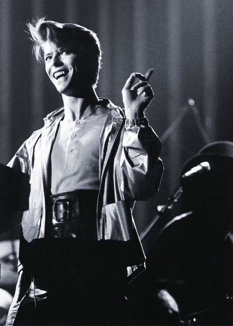David Bowie in Vorst Natonaal, 1978. Beeld gie Knaeps