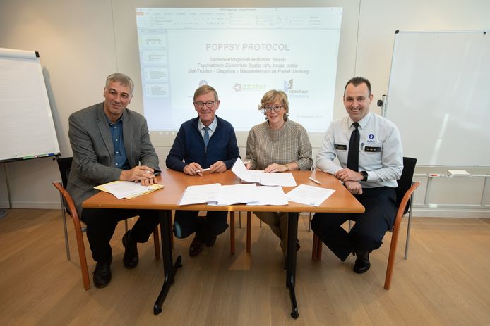 Ondertekening protocol tussen het Psychiatrisch Ziekenhuis Asster vzw, de lokale politie Sint-Truiden - Gingelom - Nieuwerkerken en het Parket Limburg