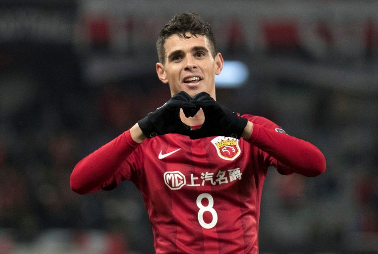 Oscar, topspeler van Shanghai SIPG, dat hem kocht voor 60 miljoen. Beeld AP