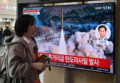 La Corée du Nord a tiré un missile balistique vers la mer du Japon
