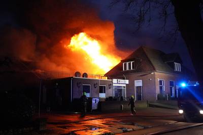 Uitslaande brand bij partycentrum in Drempt