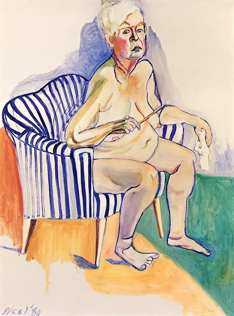 Alice Neel: Zelfportret (1980).  Beeld Alice Neel via Image Select 