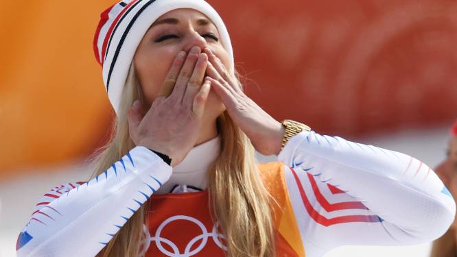 Ski-diva Vonn verlaat olympisch podium in tranen