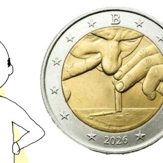 Sociaal Incapabele Michiel krijgt een sneak peek van de nieuwe euromunten, en ontdekt wie de échte (bats)koning van België is