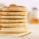 Pancakes met ahornsiroop