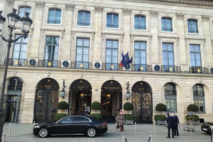 Het Ritz-hotel in Parijs.