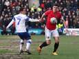 Manchester United werkt aan vertrouwen op blubberveld in Birkenhead 