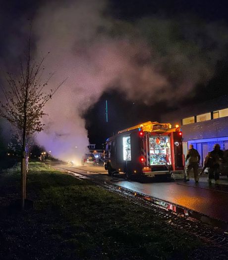 Auto vliegt in brand in buitenwijk van Hengelo