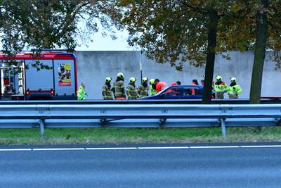 Ongeval op A59 tussen Oss en Nuland, snelweg weer vrij