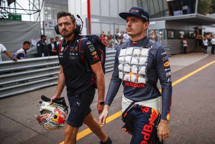 Max Verstappen in Monaco.