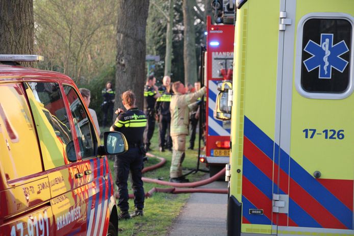 De hulpdiensten trokken massaal uit voor de melding.