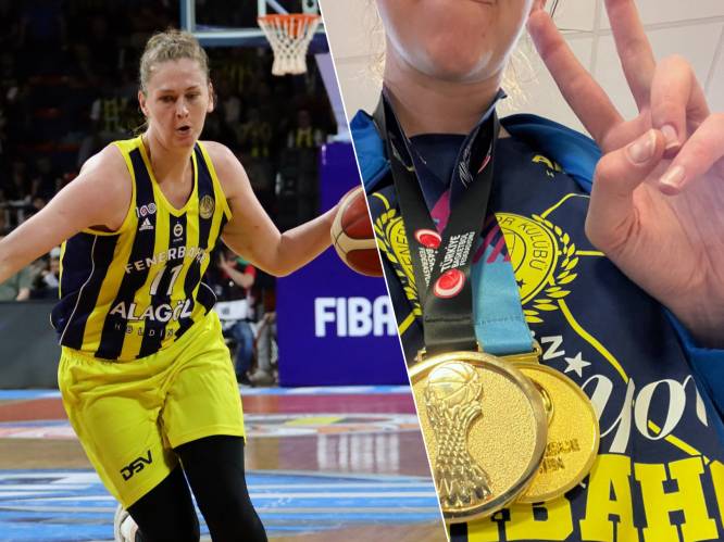 Nóg een trofee erbij: Emma Meesseman kroont zich nu ook tot Turks landskampioen met Fenerbahce