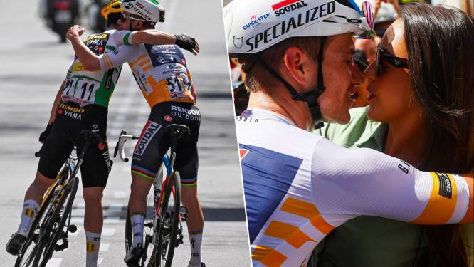 Evenepoel knuffelt na tweede ritzege in Catalonië met Oumi en... eindwinnaar Roglic: “We komen beter overeen dan de buitenwereld denkt”