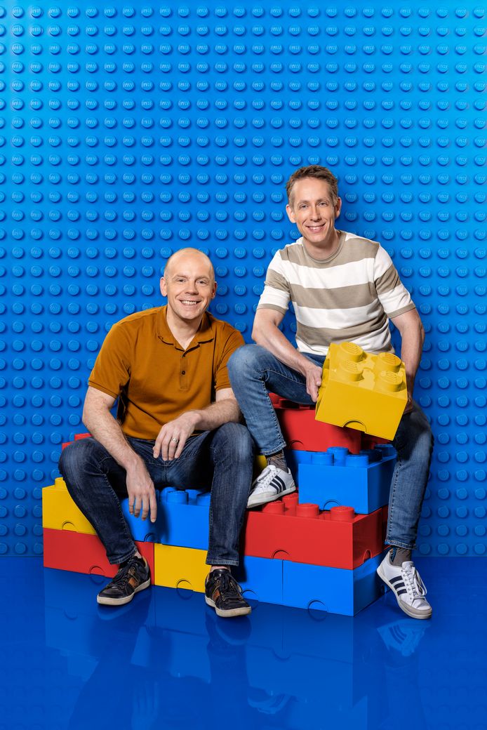 Sander en Arne in 'LEGO Masters'