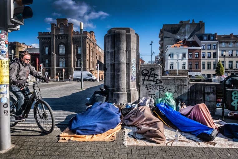 Alleenstaande mannen worden vaak geweigerd. Beeld Tim Dirven