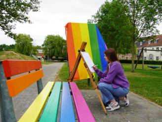 Sint-Katelijne-Waver geeft aftrap van gemeentelijk regenboogbeleid: zitbanken krijgen regenboogkleuren en jeugdverenigingen ontvangen regenboogvlag


