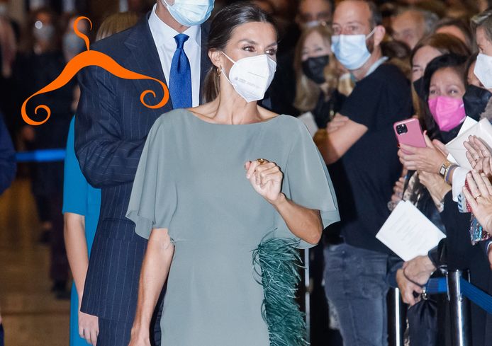 De Spaanse koningin Letizia.