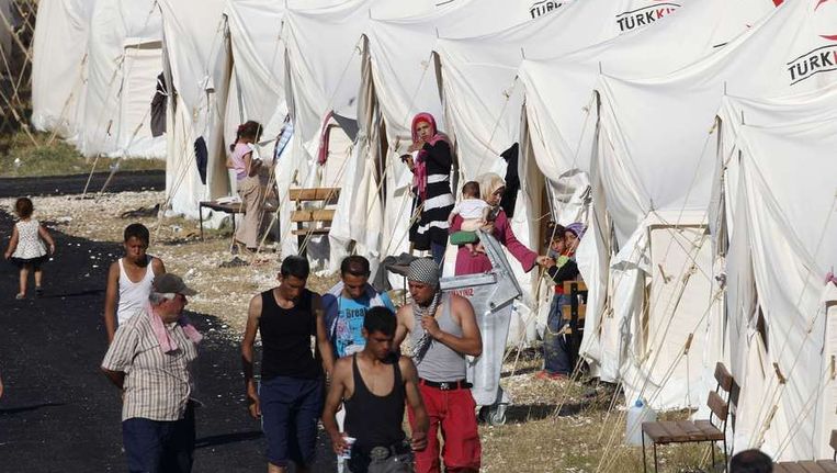Syriërs in Turkije Beeld reuters