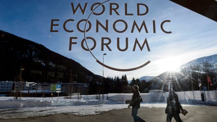 Het World Economic Forum in Davos Beeld EPA