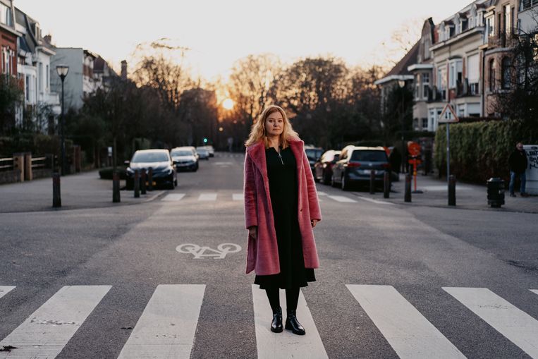 De Oekraïense Svitlana Slabinska woont in Brussel. Beeld Wouter Van Vooren