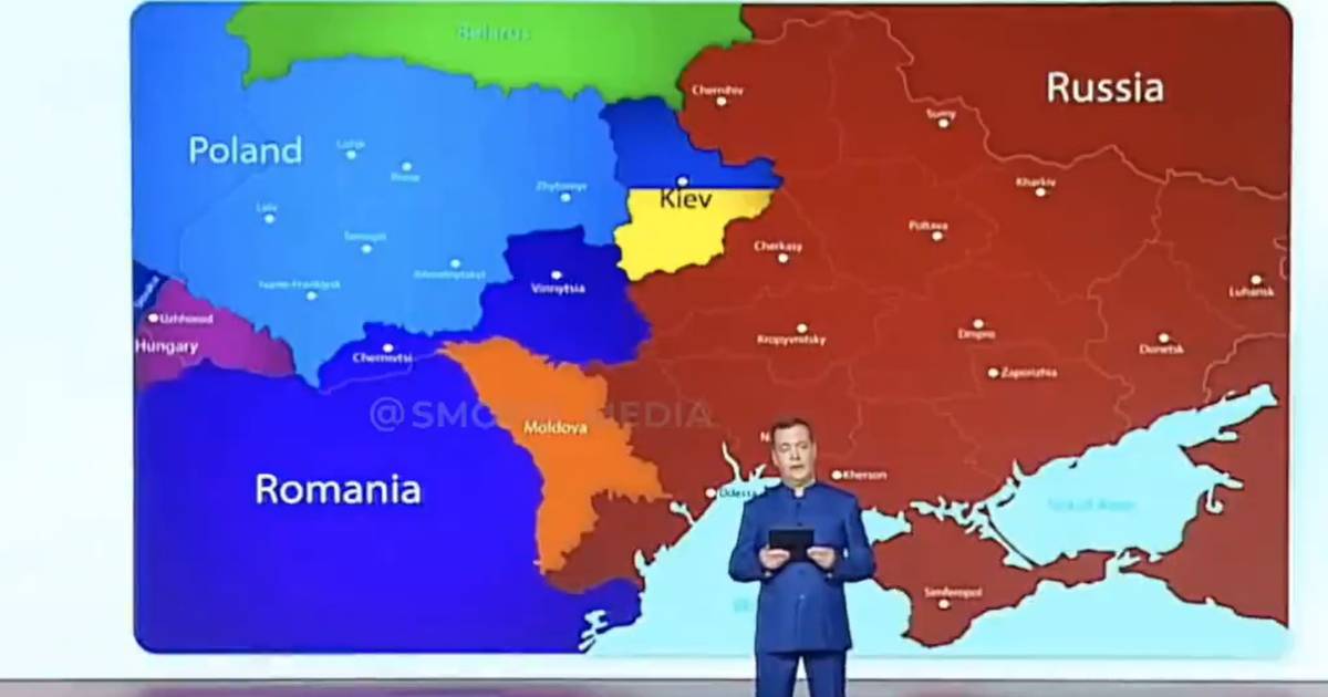 Dmitri Medvedev explique comment il voit l’Ukraine de demain: “Ce pays sera définitivement la Russie”