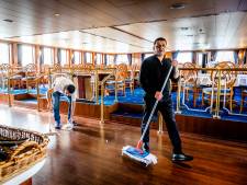 Cruiseschip Bellissima maakt zich gereed voor de komst van vluchtelingen uit Oekraïne