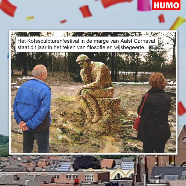 Gat van de wereld op Aalst Carnaval Beeld Humo