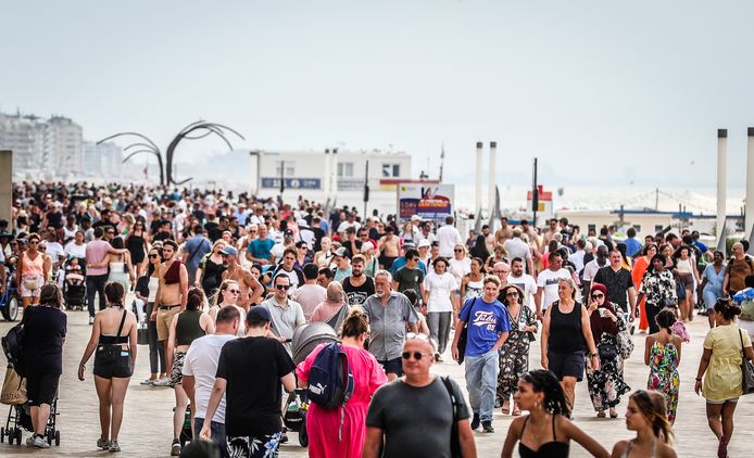 In Oostende was het zondag op de koppen lopen