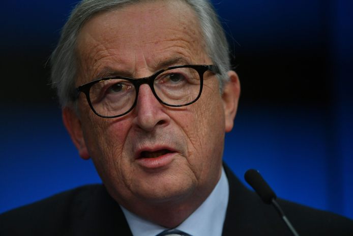 De voorzitter van de Europese Commissie, Jean-Claude Juncker.
