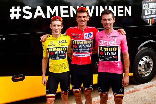 Vingegaard, Kuss en Roglic hebben met Jumbo-Visma de Vuelta naar hun hand gezet.