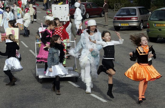 Een beeld van een eerdere kinderoptocht in Valkenswaard.