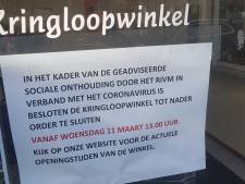 Kringloopwinkel Vincentius in Den Bosch dicht vanwege coronavirus
